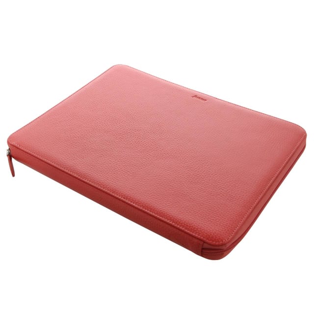 FILOFAX A4 Finsbury Zip Folio Coral