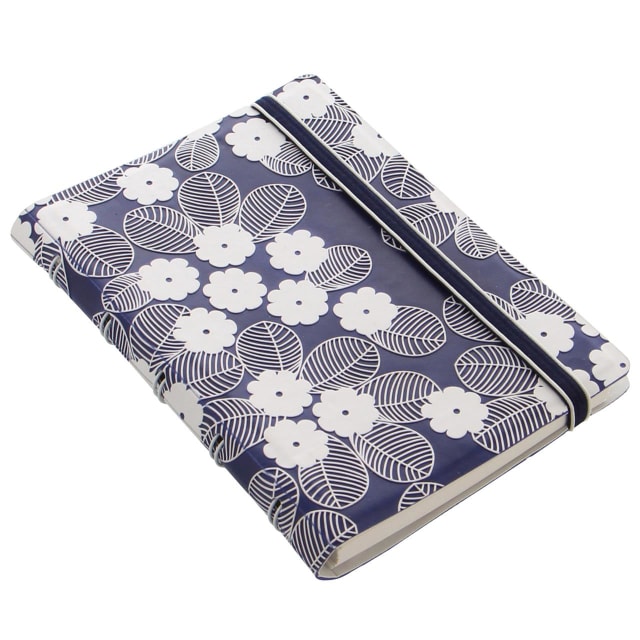 FILOFAX Pkt Impressions Notebook Navy/White