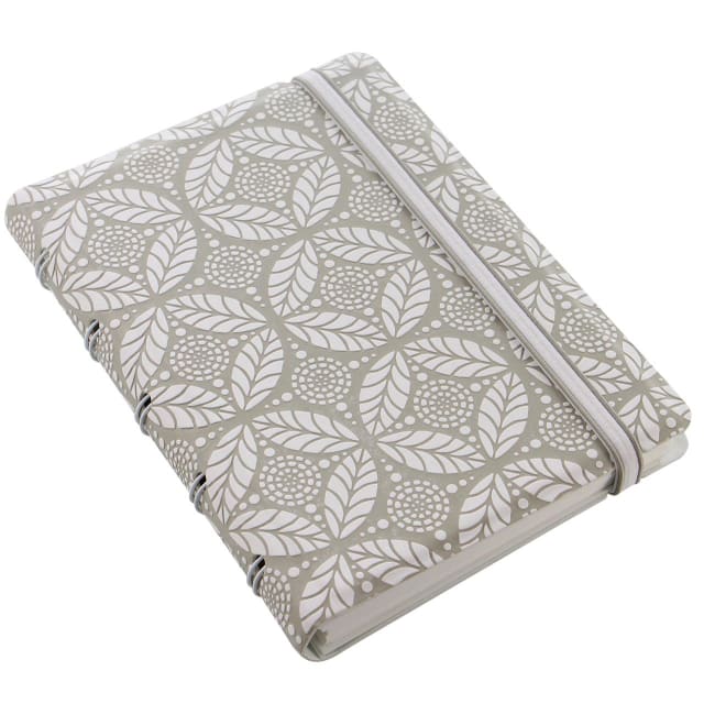 FILOFAX Pkt Impressions Notebook Grey/White