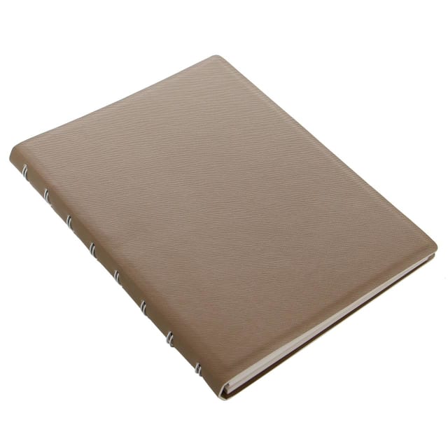 FILOFAX A5 SAFFIANO NOTEBOOK FAWN
