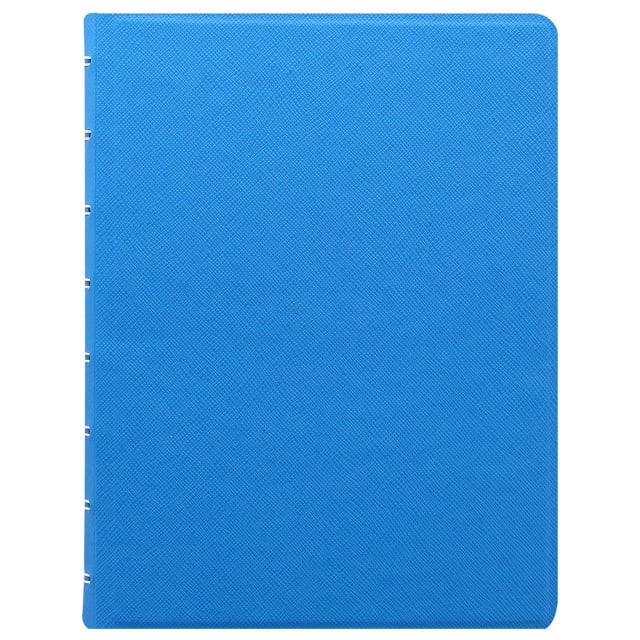 FILOFAX A5 SAFFIANO NOTEBOOK FLURO BLUE