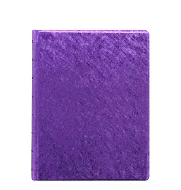 FILOFAX A5 SAFFIANO NOTEBOOK MTLC VIOLET