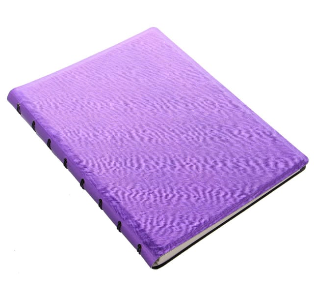 FILOFAX A5 SAFFIANO NOTEBOOK MTLC VIOLET