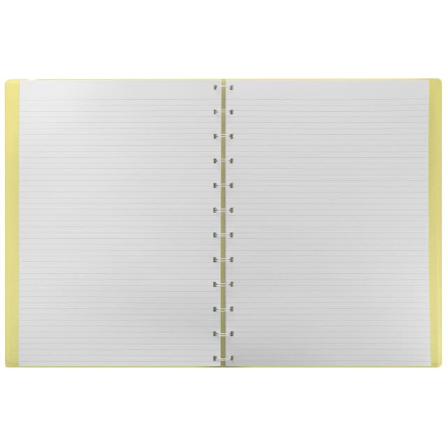 FILOFAX A4 Pastels Notebook Lemon
