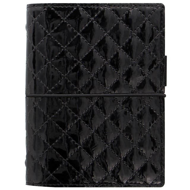 FILOFAX Pkt Domino Luxe Organiser Black