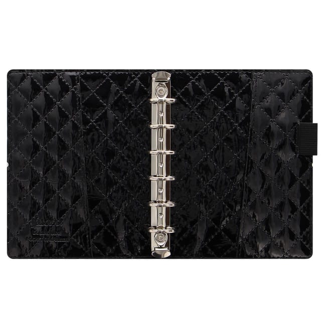 FILOFAX Pkt Domino Luxe Organiser Black