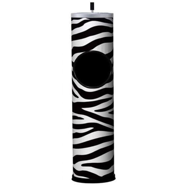 AZTEC BLACK ZEBRA FLOOR ASHTRAY/BIN