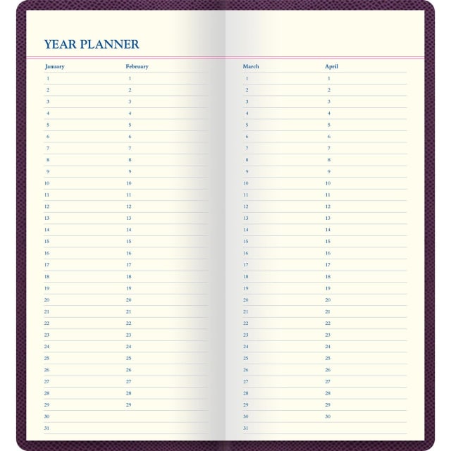 LETTS Legacy Slim Pkt Travel Journal Prpl