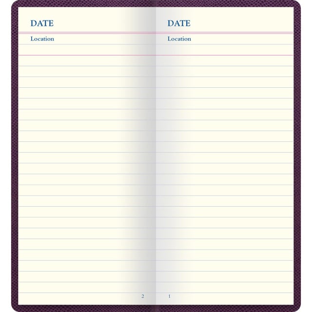 LETTS Legacy Slim Pkt Travel Journal Prpl