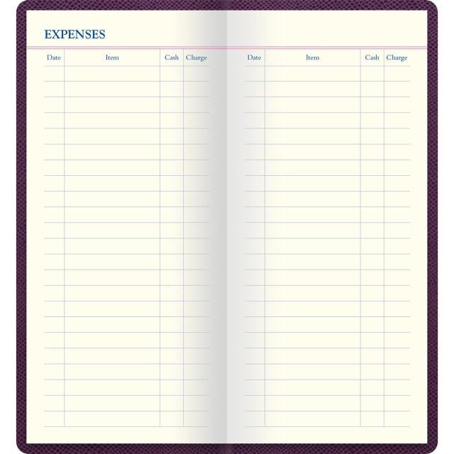 LETTS Legacy Slim Pkt Travel Journal Prpl