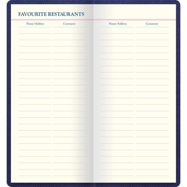 LETTS Legacy Slim Pkt Travel Journal Blue