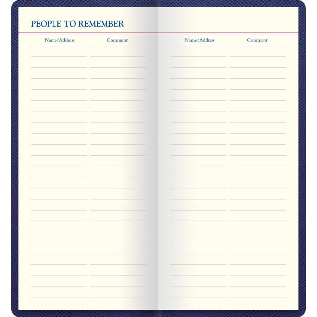 LETTS Legacy Slim Pkt Travel Journal Blue