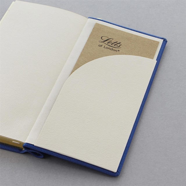 LETTS Legacy Slim Pkt Travel Journal Blue