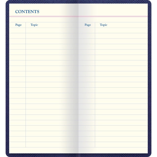 LETTS Legacy Slim Pkt Travel Journal Blue