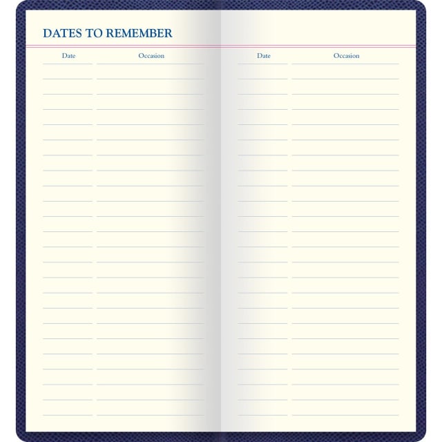 LETTS Legacy Slim Pkt Travel Journal Blue