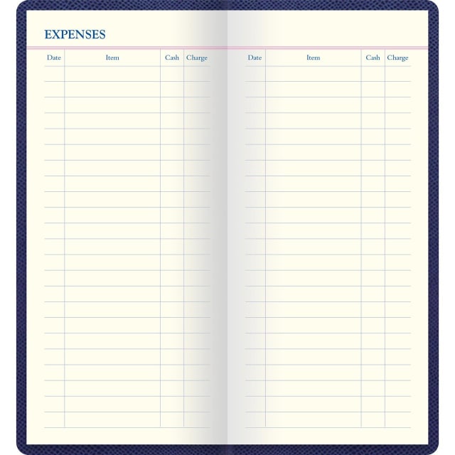 LETTS Legacy Slim Pkt Travel Journal Blue