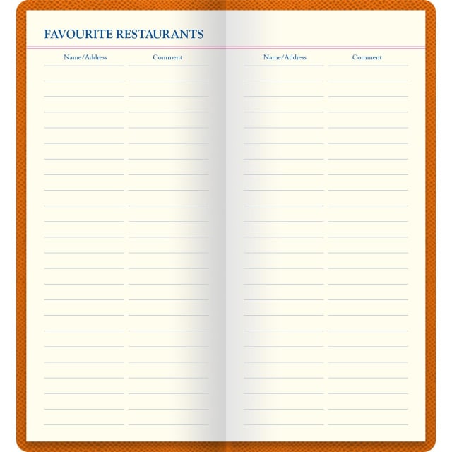 LETTS Legacy Slim Pkt Travel Journal Orng