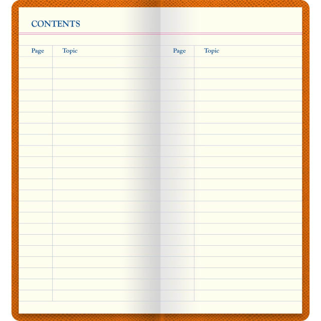 LETTS Legacy Slim Pkt Travel Journal Orng