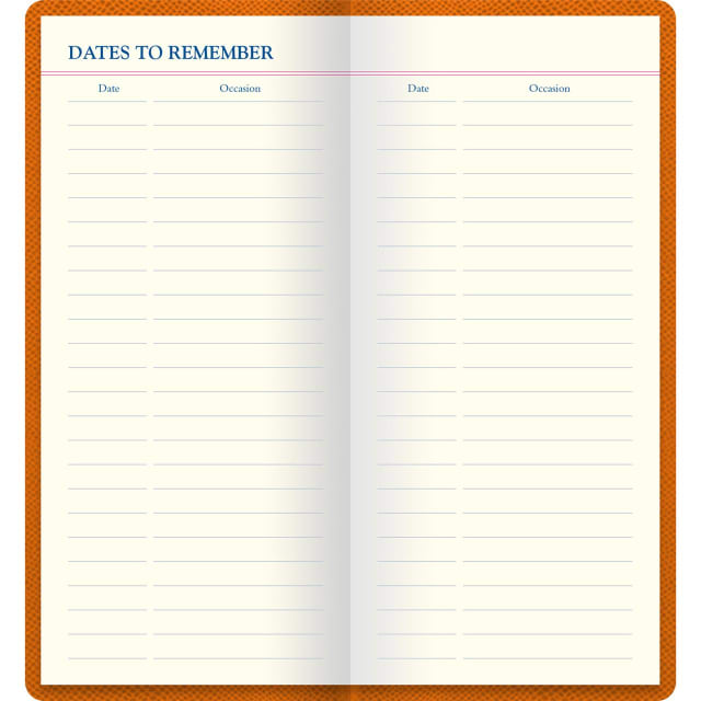 LETTS Legacy Slim Pkt Travel Journal Orng