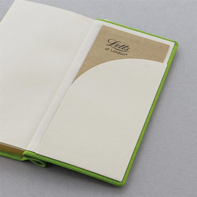 LETTS Legacy Slim Pkt Travel Journal Green