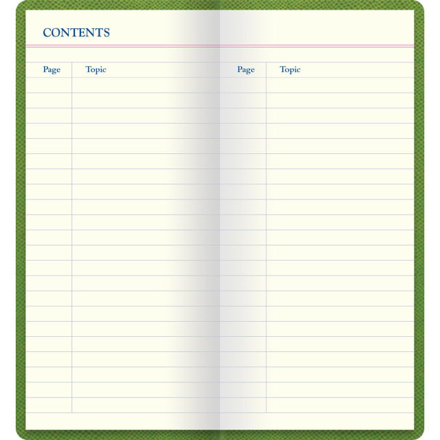 LETTS Legacy Slim Pkt Travel Journal Green