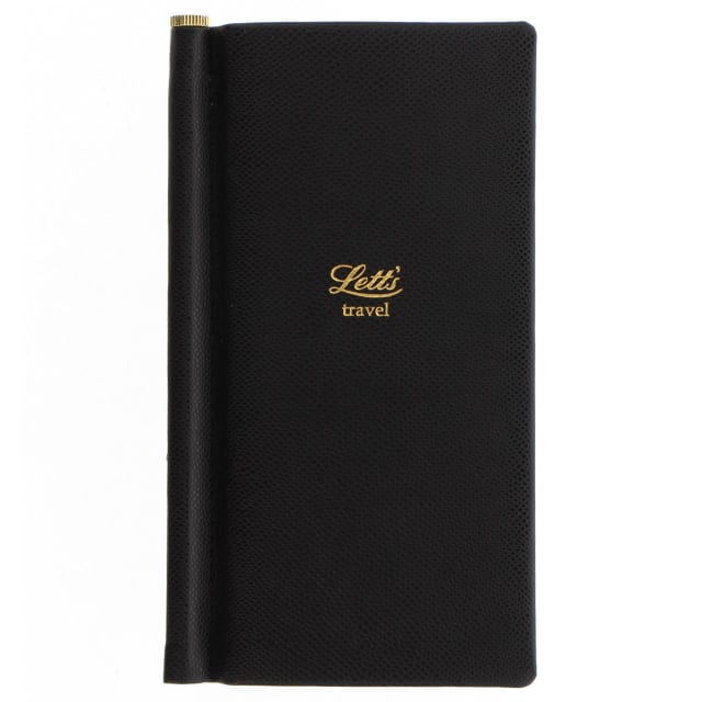 LETTS Legacy Slim Pkt Travel Journal Blk