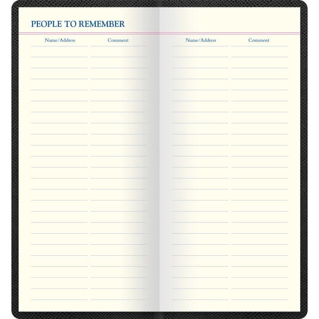 LETTS Legacy Slim Pkt Travel Journal Blk