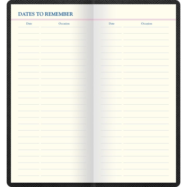 LETTS Legacy Slim Pkt Travel Journal Blk