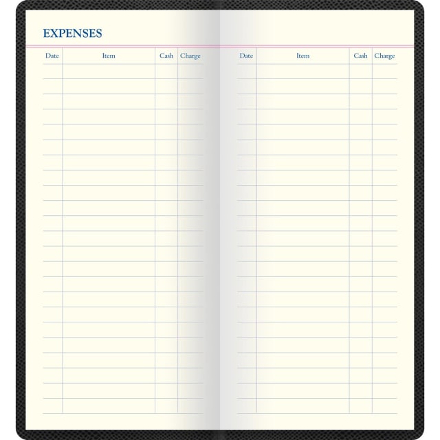 LETTS Legacy Slim Pkt Travel Journal Blk
