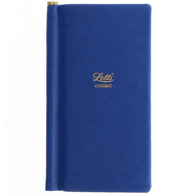 LETTS Legacy Slim Pkt Address book Blue
