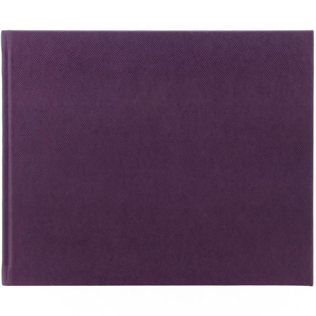 LETTS Legacy Quarto L/Sc Guest Book Prpl