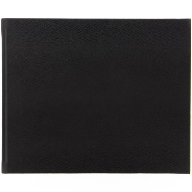 LETTS Legacy Quarto L/Sc Guest Book Blk