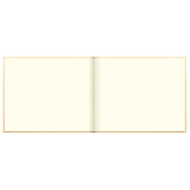 LETTS Ladydate Quarto L/Sc Guest Book Pln Gld