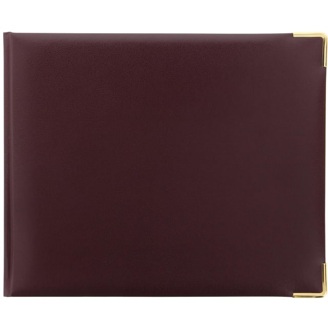 LETTS Classic Quarto L/Sc Guest Book Burgundy