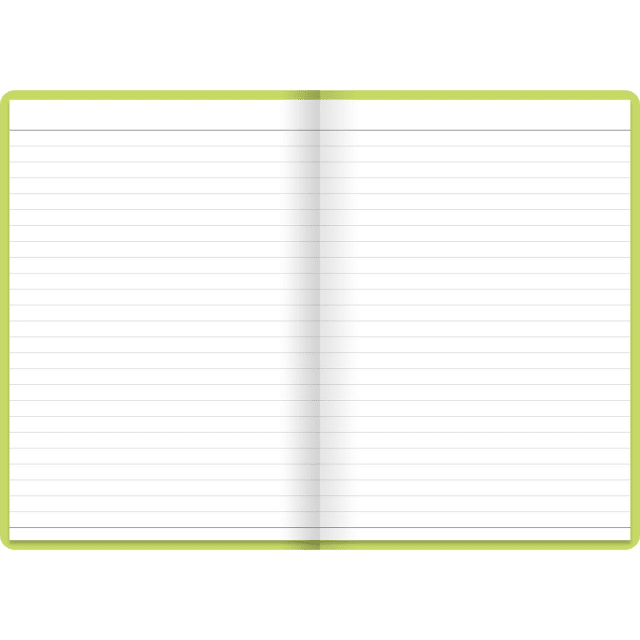 LETTS Dazzle A5 NoteBook Pear