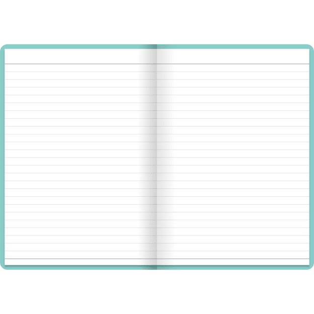 LETTS Dazzle A5 NoteBook Turquoise