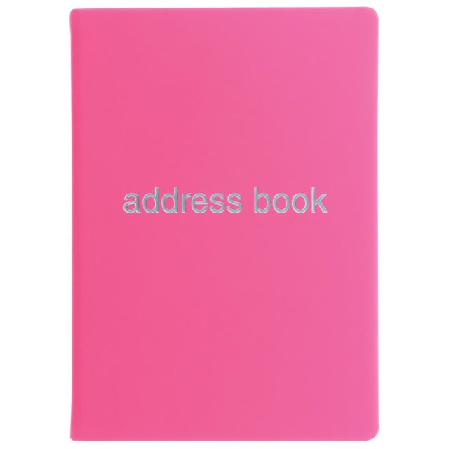 LETTS Dazzle A5 Address Book Pink