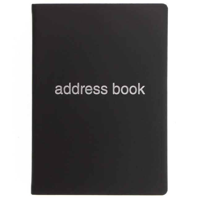 LETTS Dazzle A5 Address Book Blk