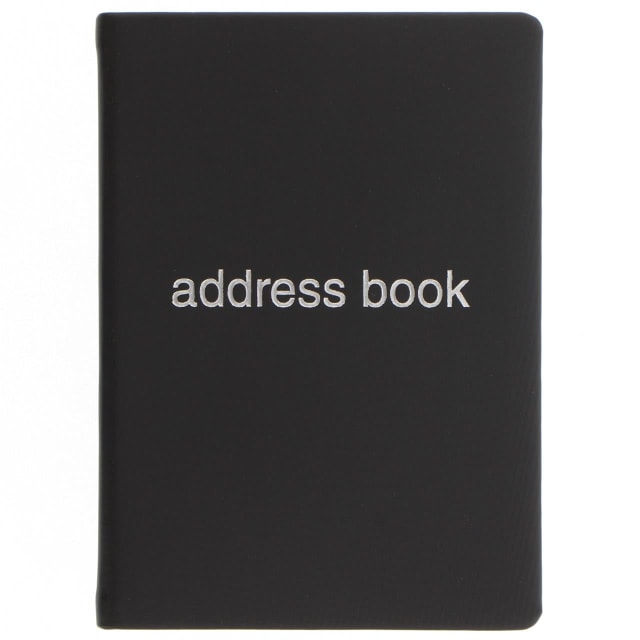 LETTS Dazzle A6 Address Book Blk