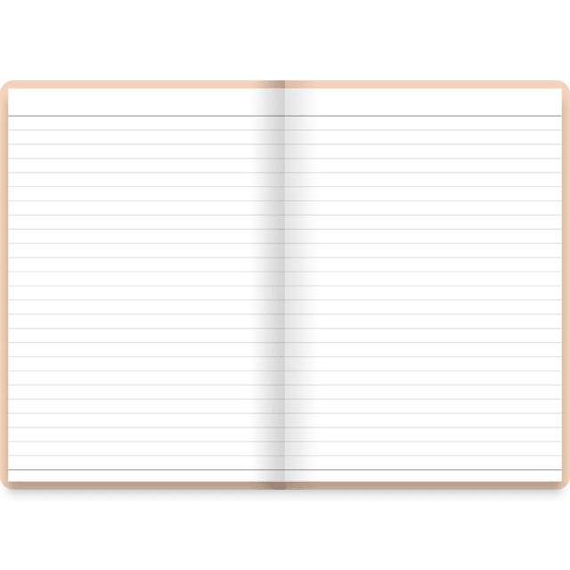 LETTS Pastel A5 NoteBook Peach