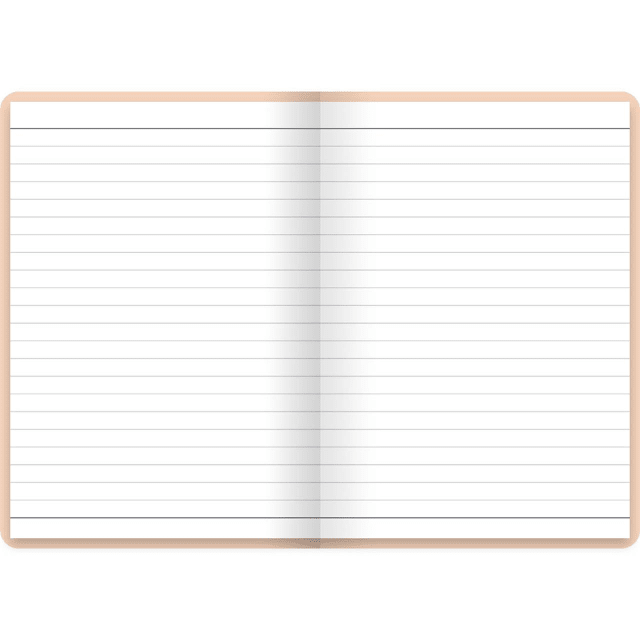 LETTS Pastel A6 N/Book Peach