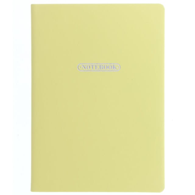 LETTS Pastel A5 NoteBook Lemon