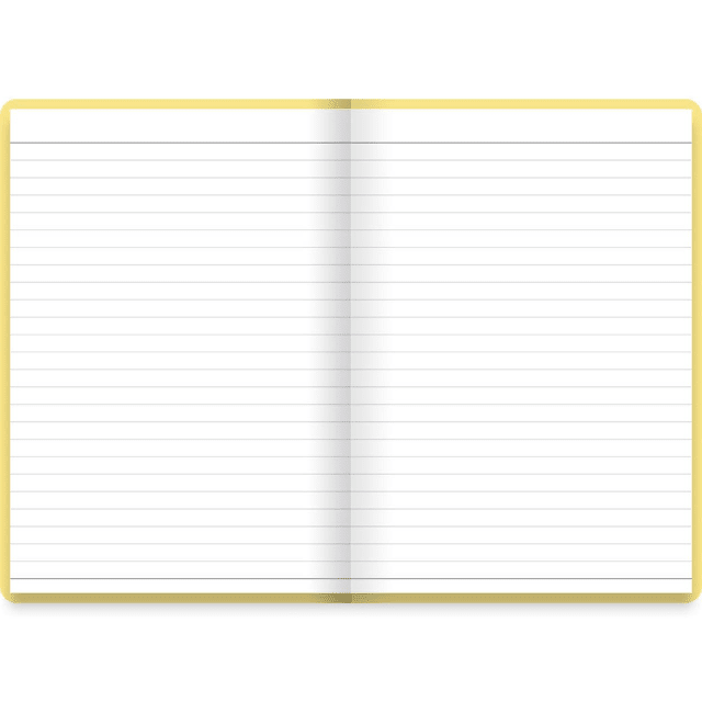 LETTS Pastel A5 NoteBook Lemon