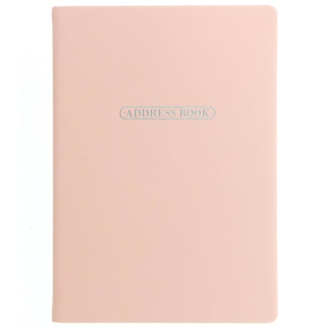 LETTS Pastel A5 Address Book Peach