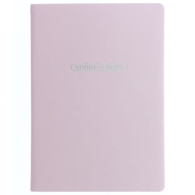 LETTS Pastel A5 Address Book Lilac