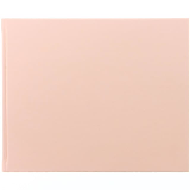LETTS Pastel Quarto L/Sc Guest Book Peach