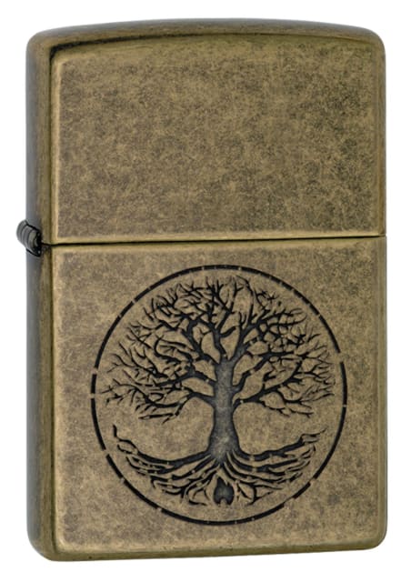 ZIPPO 29149 TREE OF LIFE - ANTIQUE BRASS