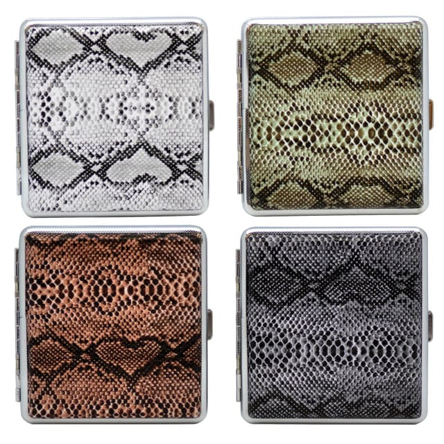 AZTEC 20s CIG CASE SNAKE SKIN (12=1)
