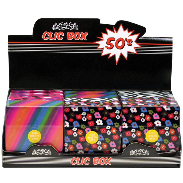 AZTEC 50s CLIC BOX FLOWERS (12=1)
