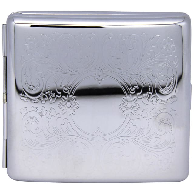 AZTEC 8220 D/S 20 CASE - SILVER ARABESQUE